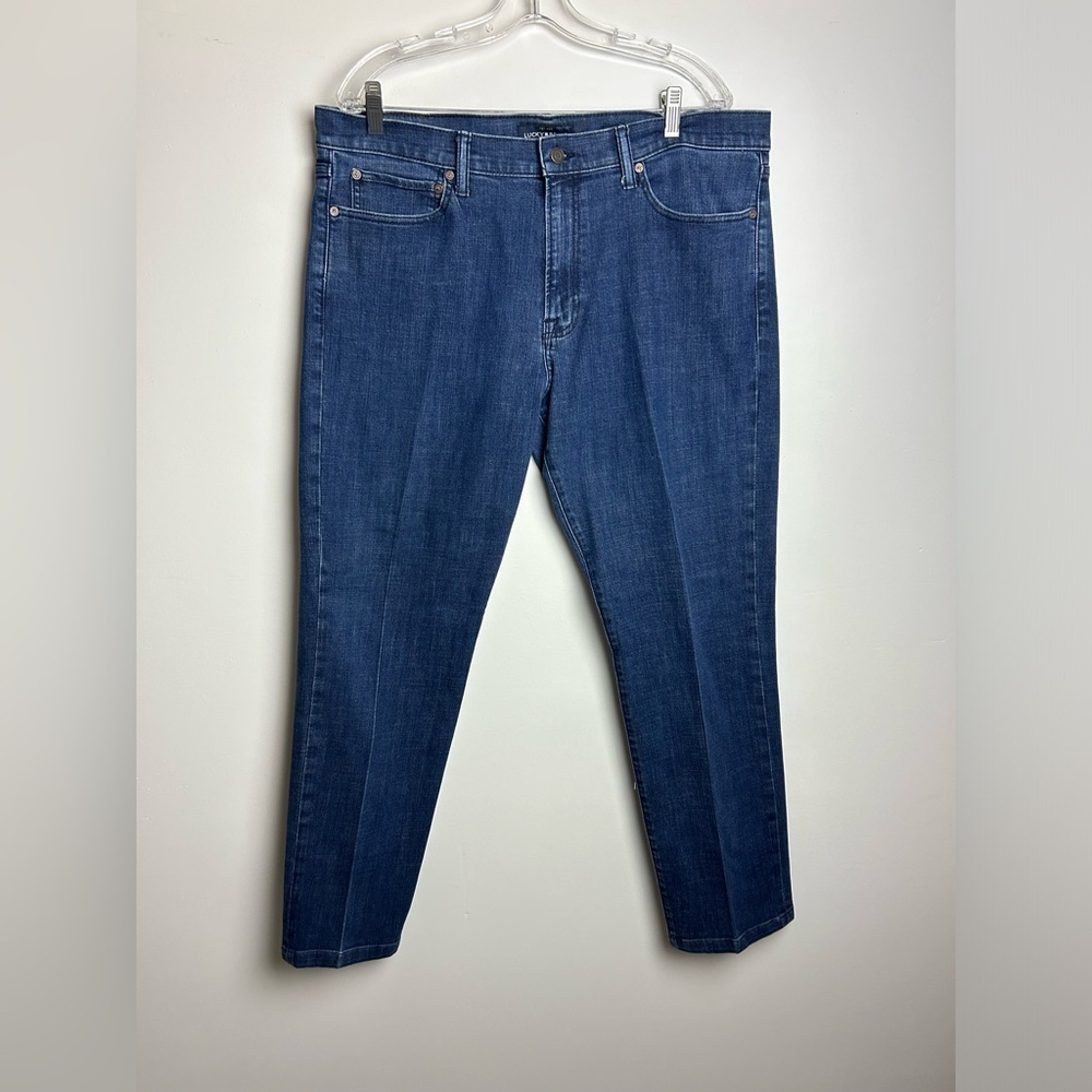 Lucky Brand Straight Blue Jeans Plus Size 38/32 Outdoor Work Wear
